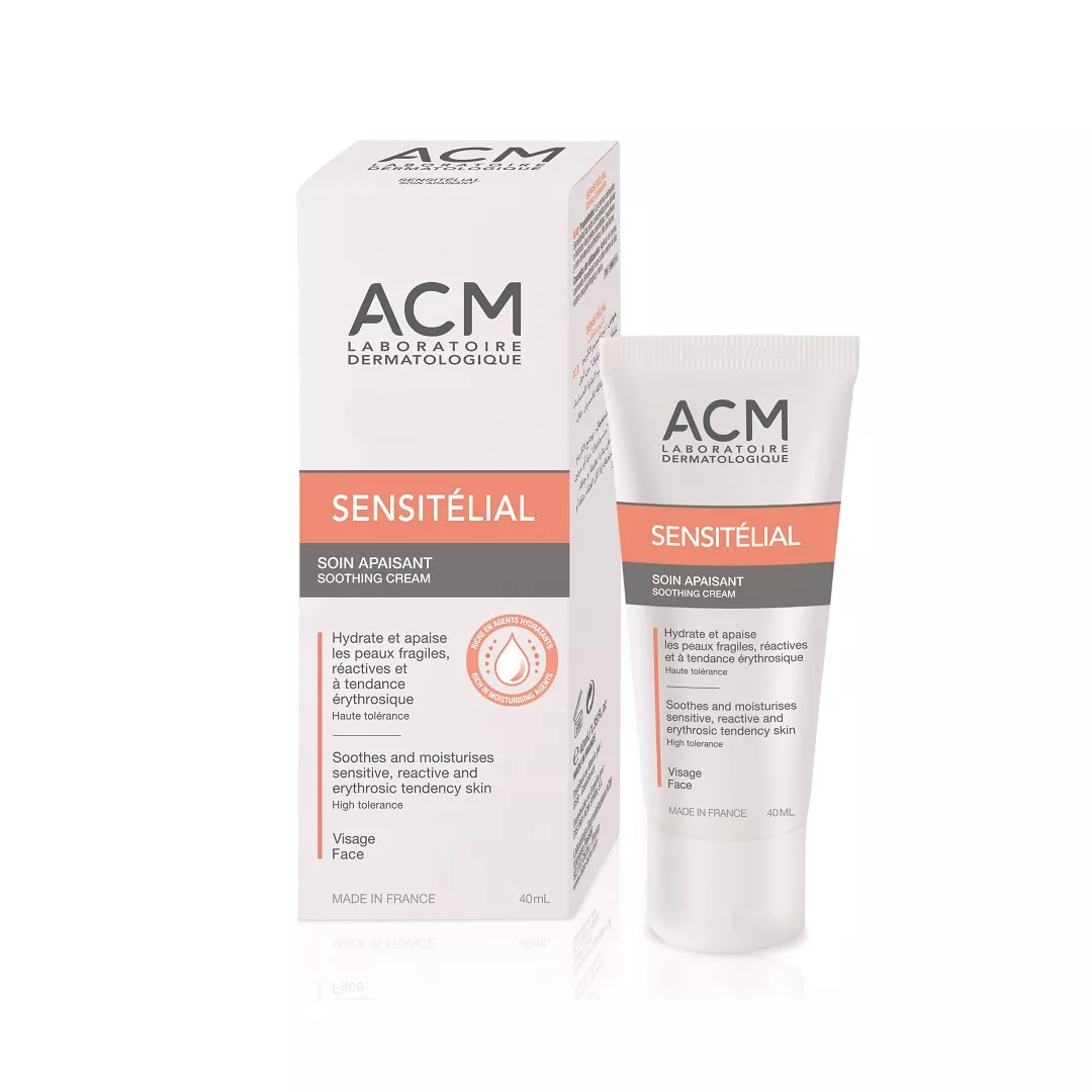 Crema calmanta Sensitelial, 40 ml, Acm, [],farmaciabajan.ro