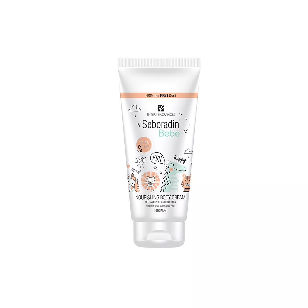 Crema de corp nutritiva Bebe, 200 ml, Seboradin, [],farmaciabajan.ro