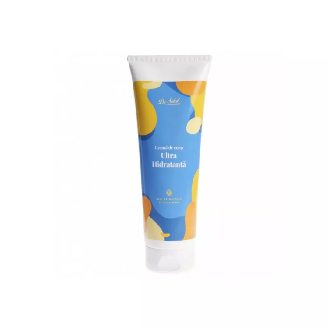 Crema de corp ultra hidratanta cu ulei de migdale si aloe vera, 250 ml, Dr. Soleil, [],farmaciabajan.ro