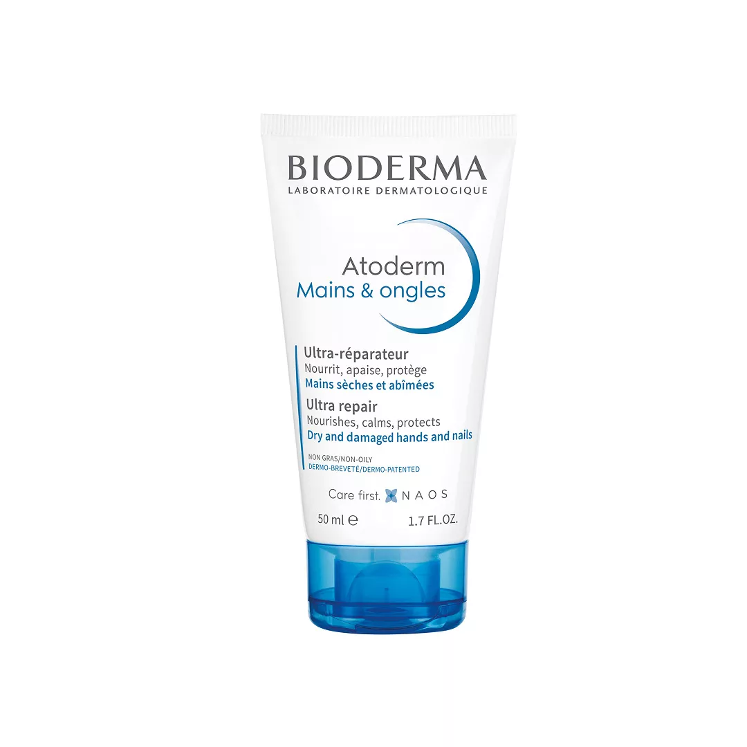 Crema de maini Atoderm, 50 ml, Bioderma, [],farmaciabajan.ro