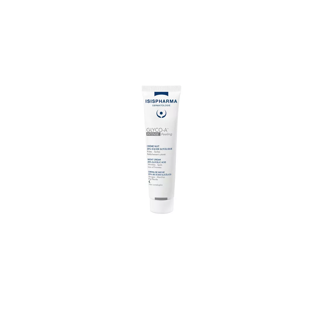 Crema de noapte cu acid glicolic 25% Glyco-A Intense Peeling, 30 ml, Isis, [],farmaciabajan.ro