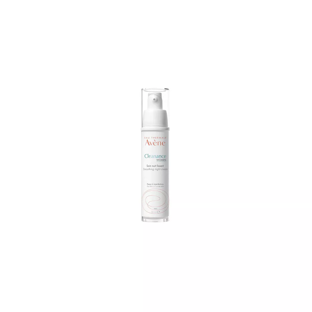 Crema de noapte cu efect de netezire, Cleanance Women, 30 ml, Avene, [],farmaciabajan.ro