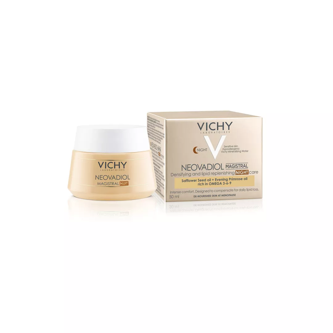 Crema de noapte densificatoare si de refacere a lipidelor Neovadiol Magistral, 50 ml, Vichy, [],farmaciabajan.ro