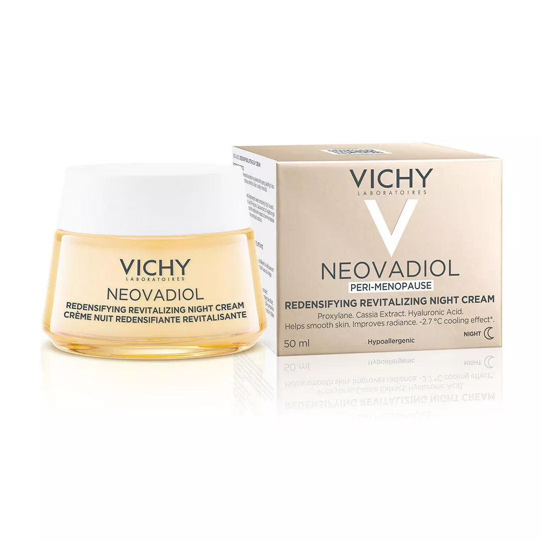 Crema de noapte Neovadiol Peri-Menopause cu efect de redensificare si revitalizare, 50 ml, Vichy, [],https:farmaciabajan.ro