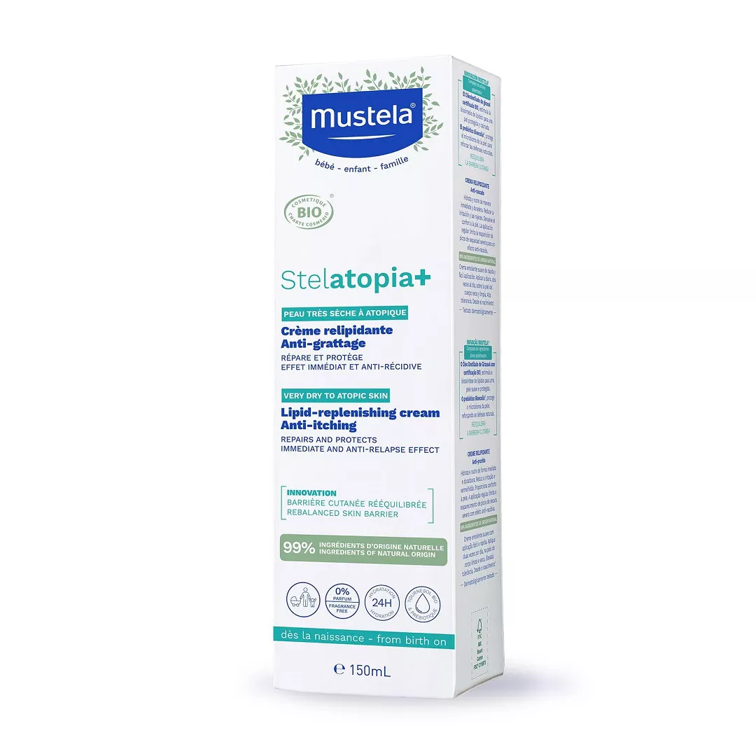 Crema de refacere a lipidelor Stelatopia+, 150 ml, Mustela, [],farmaciabajan.ro