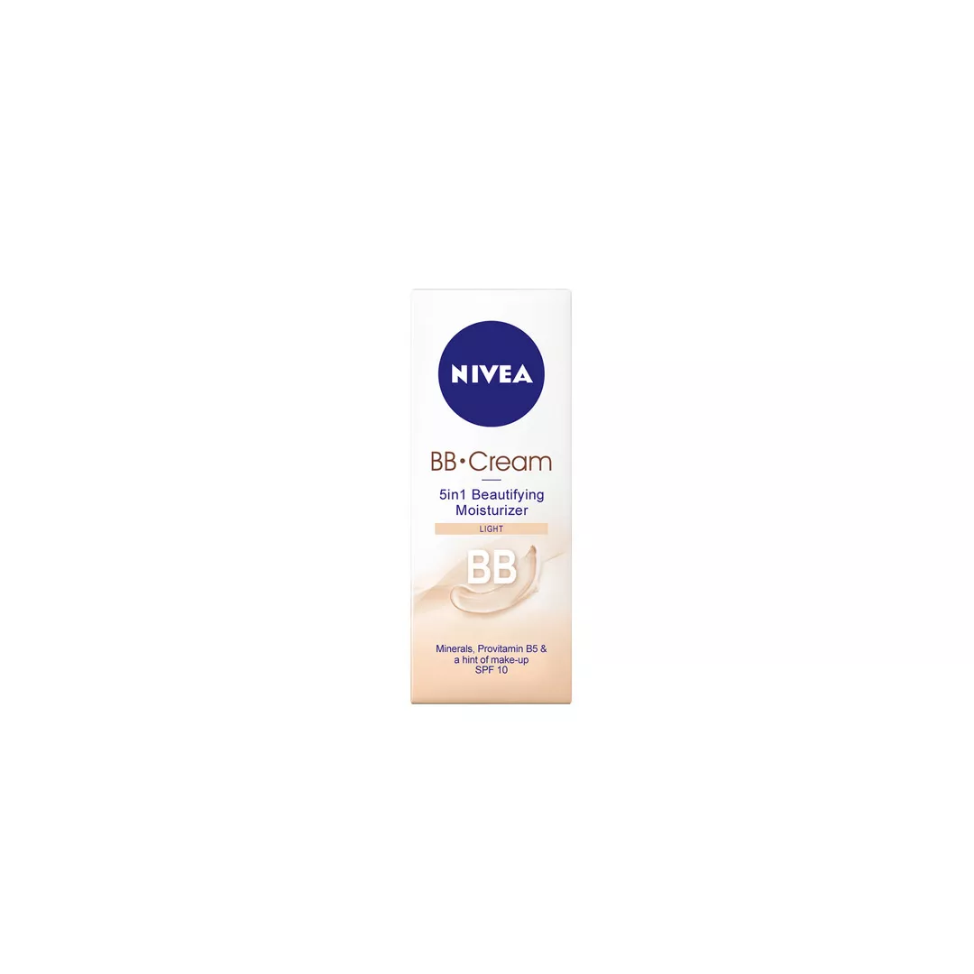 Crema de zi Nivea BB Cream 5 in 1, Light, 50 ml, [],farmaciabajan.ro