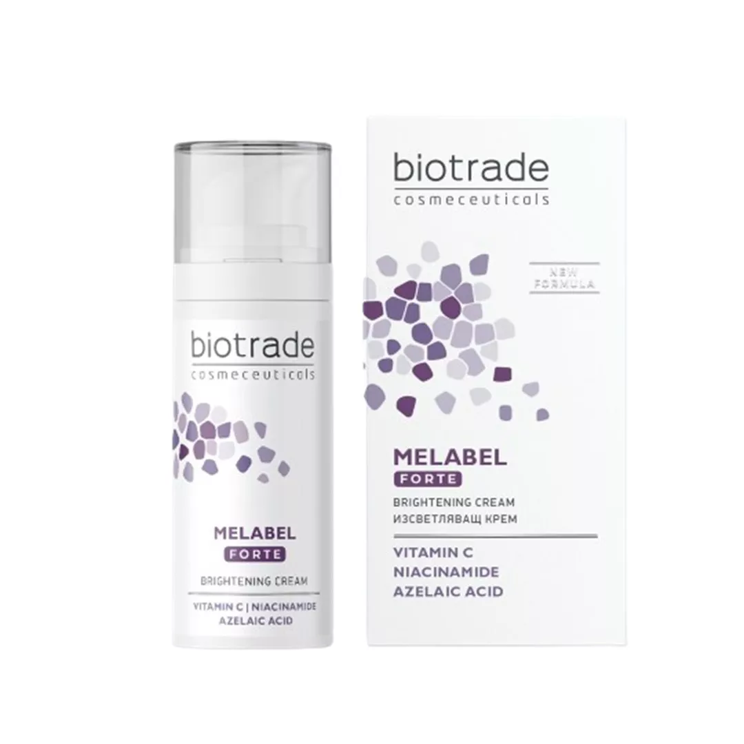 Crema depigmentanta cu actiune tripla Melabel Forte, 30 ml, Biotrade, [],farmaciabajan.ro