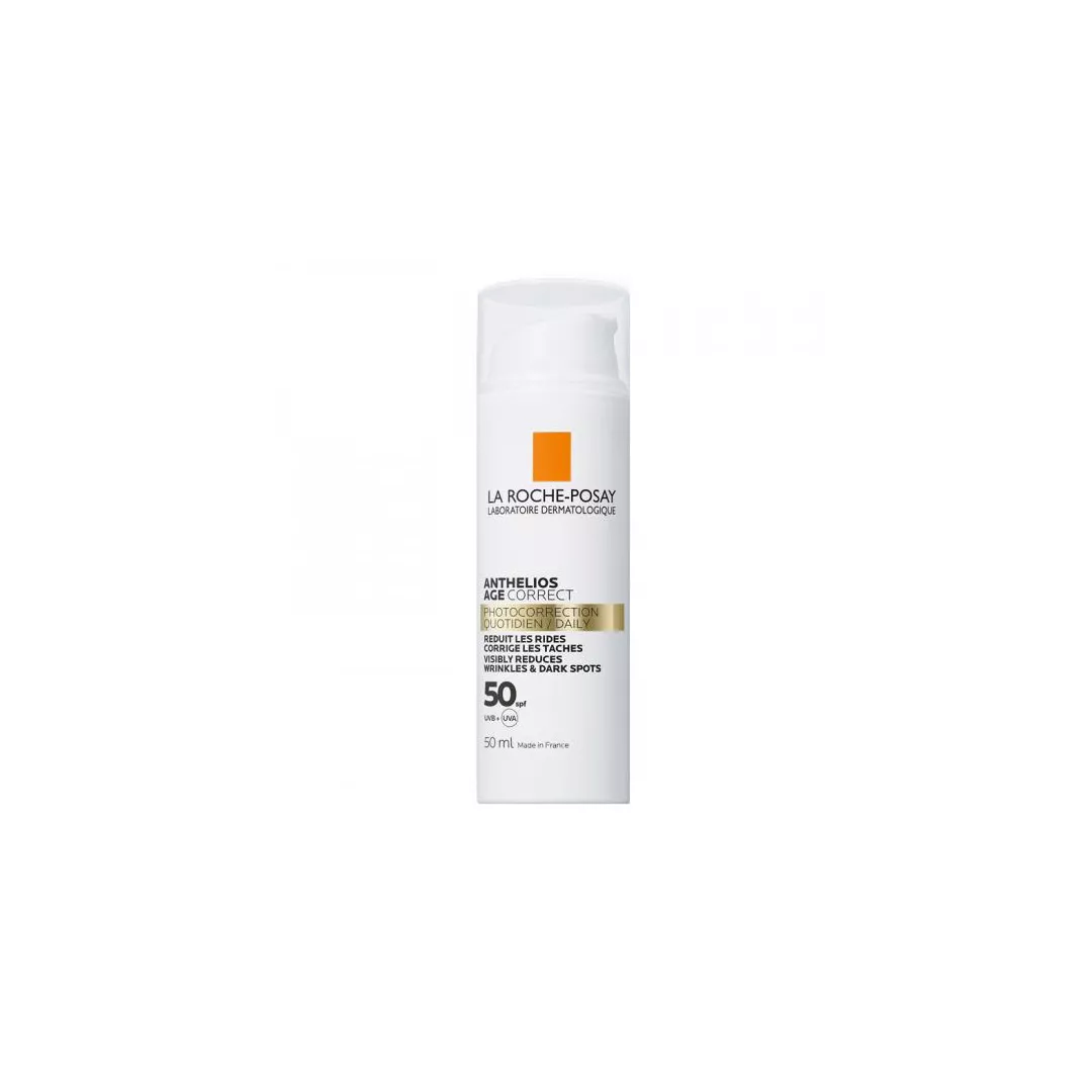 Crema fotoprotectoare SPF 50 Anthelios Age Correct, 50 ml, La Roche-Posay, [],farmaciabajan.ro