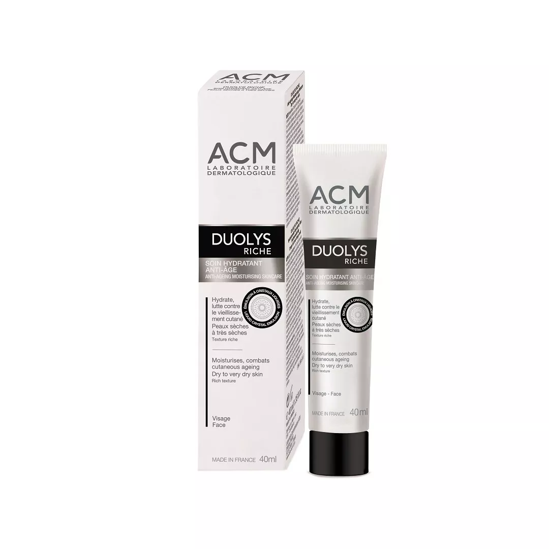 Crema hidratanta anti-imbatranire Duolys Riche, 40 ml, Acm, [],farmaciabajan.ro