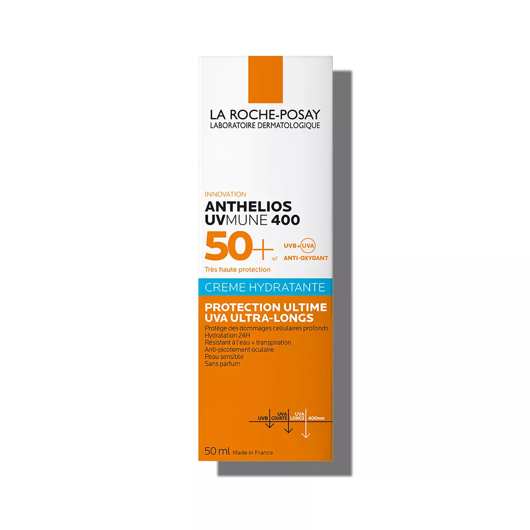 Crema hidratanta fara parfum pentru protectie solara SPF 50+ Anthelios UVmune, 50 ml, La Roche-Posay, [],farmaciabajan.ro