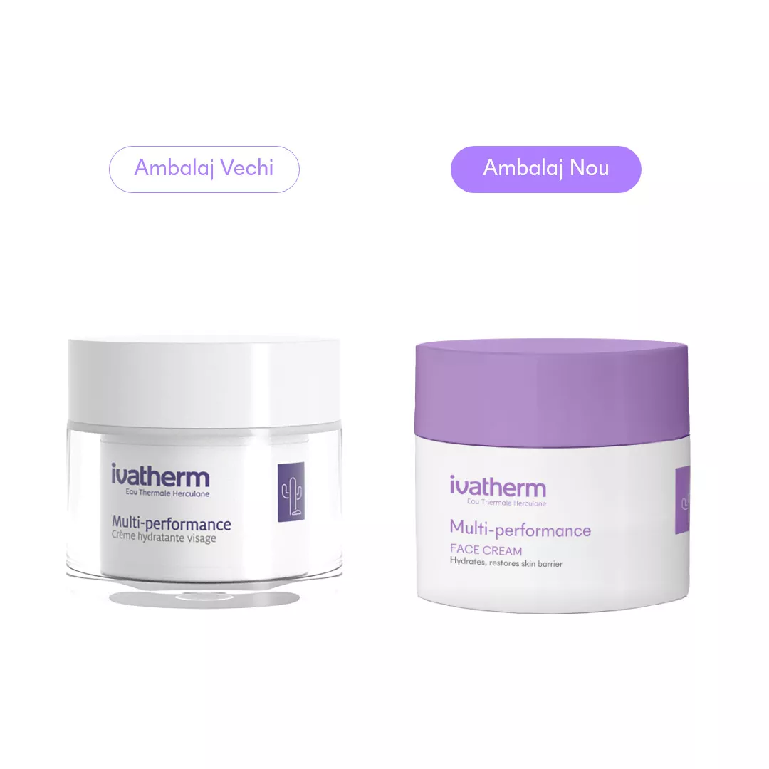 Crema hidratanta multi-performanta, 50 ml, Ivatherm, [],farmaciabajan.ro
