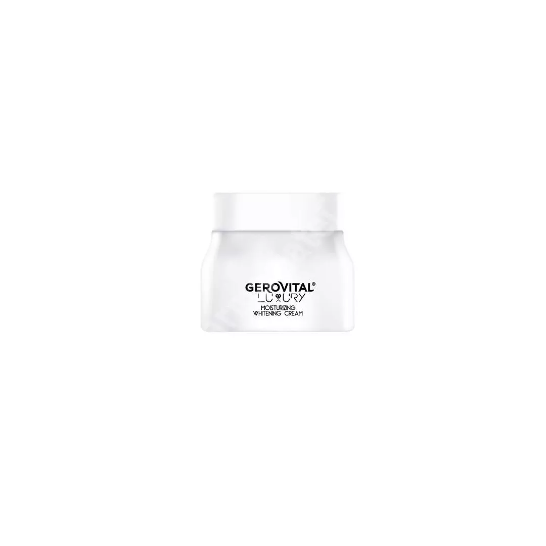 Crema hidratanta pentru albire Luxury, 50 ml, Gerovital, [],farmaciabajan.ro