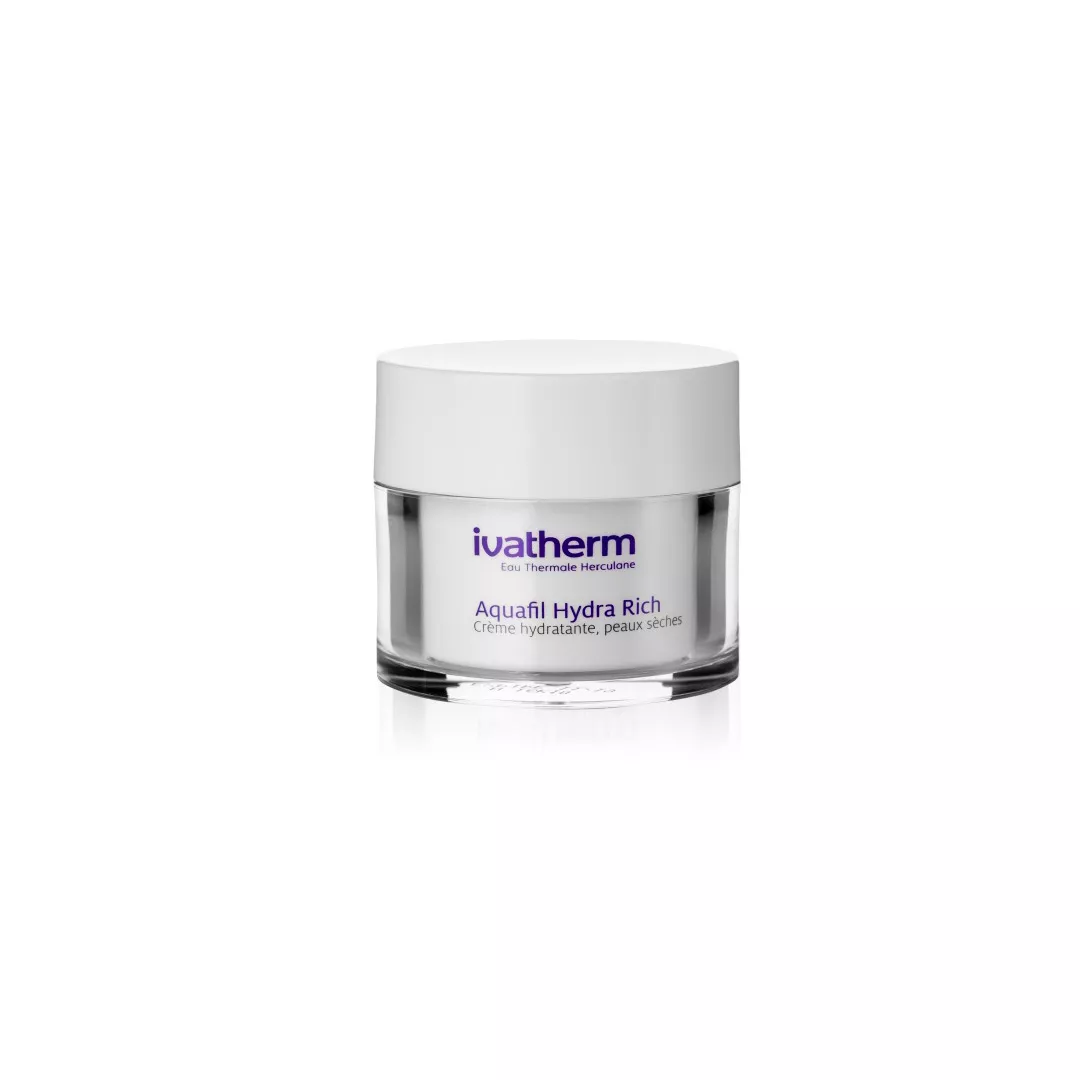 Crema hidratanta pentru piele uscata Aquafil Hydra Rich, 50 ml, Ivatherm, [],farmaciabajan.ro