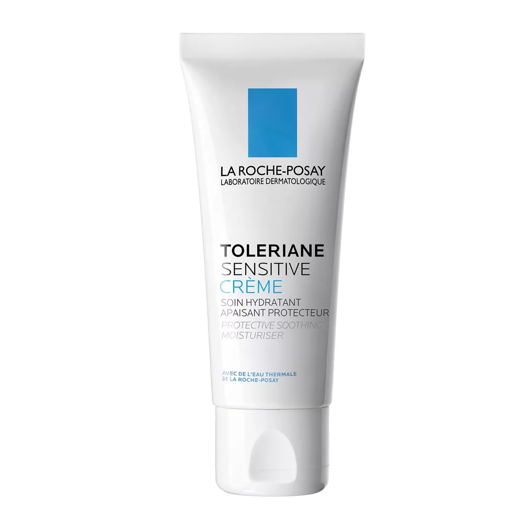 Crema hidratanta prebiotica pentru ten sensibil Toleriane Sensitive, 40 ml, La Roche-Posay, [],https:farmaciabajan.ro