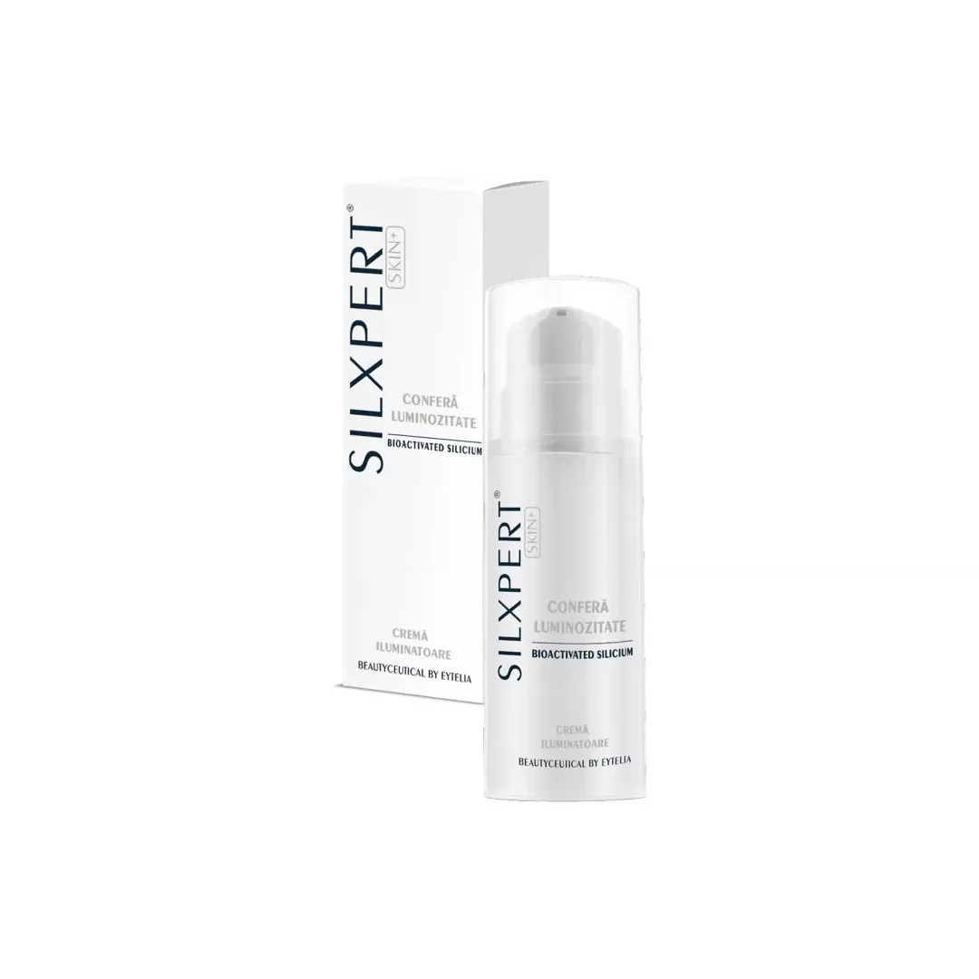 Crema iluminatoare cu siliciu bioactivat, 50 ml, Silxpert, [],farmaciabajan.ro