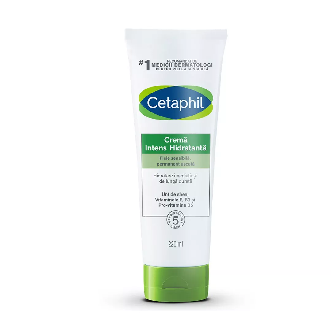 Crema intens hidratanta de zi, 220 ml, Cetaphil, [],farmaciabajan.ro