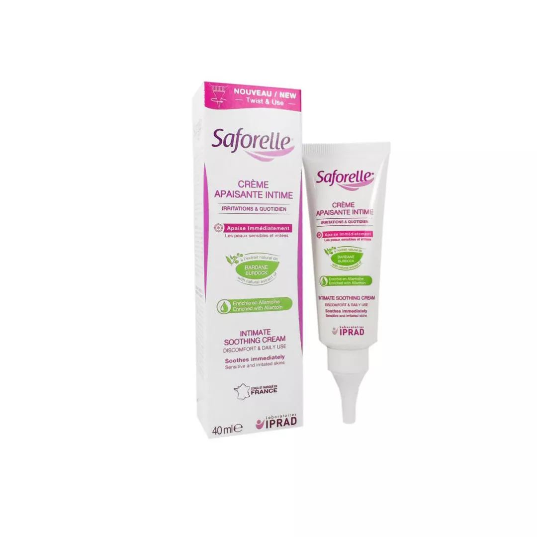 Crema intima calmanta cu brusture si alantoina Saforelle, 40 ml, Laboratoarele Iprad, [],farmaciabajan.ro