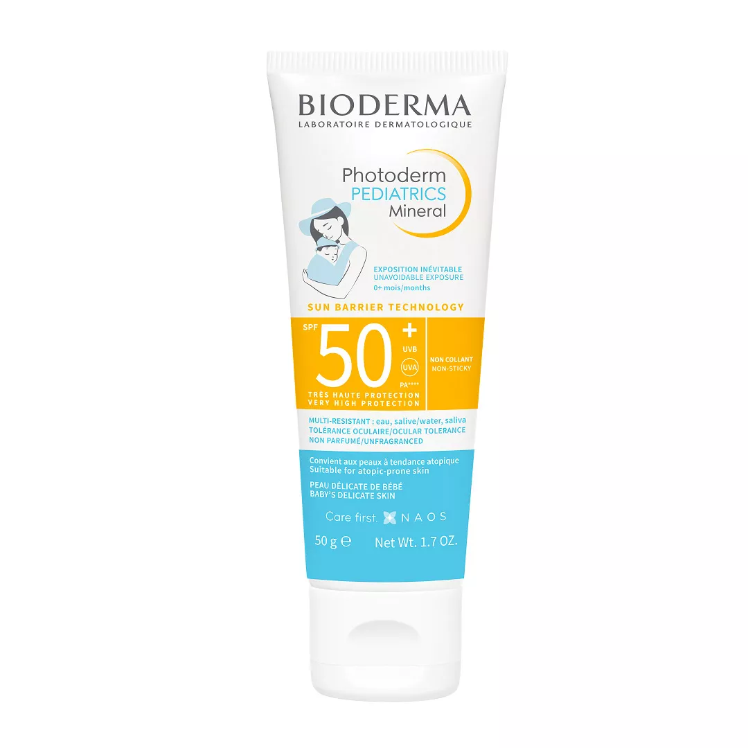 Crema minerala protectie solara pentru copii Pediatrics Mineral Photoderm, SPF 50+, 50 g, Bioderma, [],https:farmaciabajan.ro