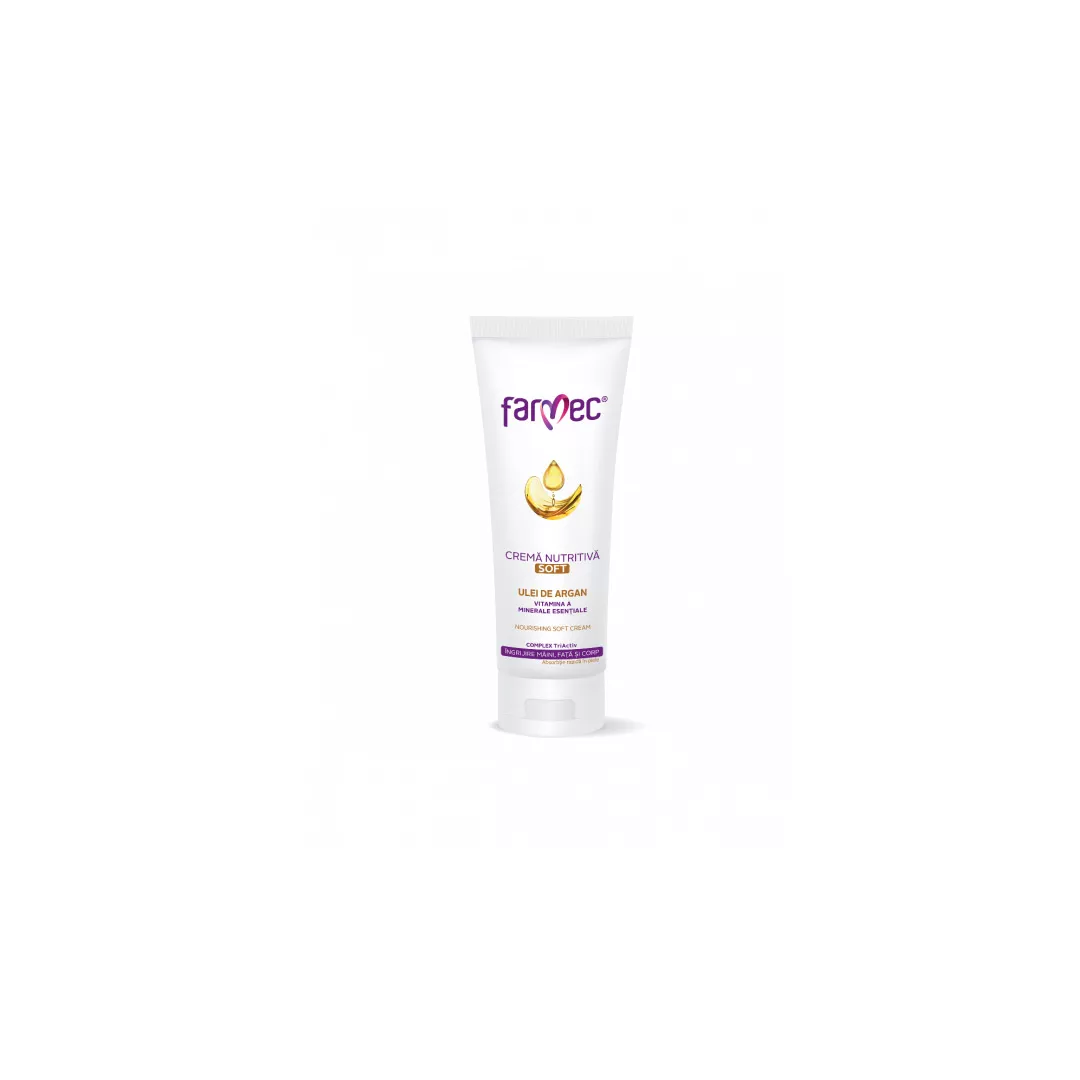 Crema nutritiva Soft cu Ulei de Argan, 150 ml, Farmec, [],farmaciabajan.ro