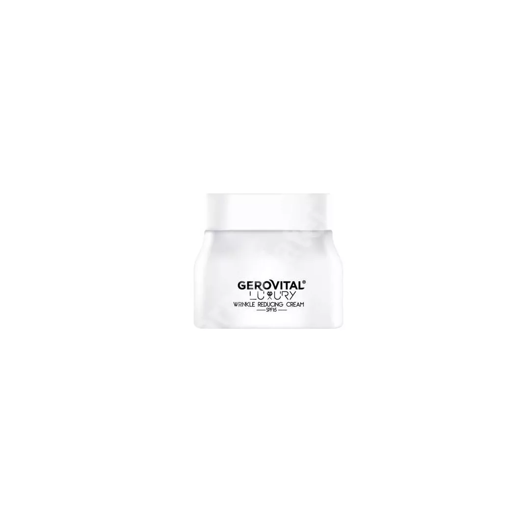 Crema pentru atenuarea ridurilor SPF 15 Luxury, 50 ml, Gerovital, [],farmaciabajan.ro