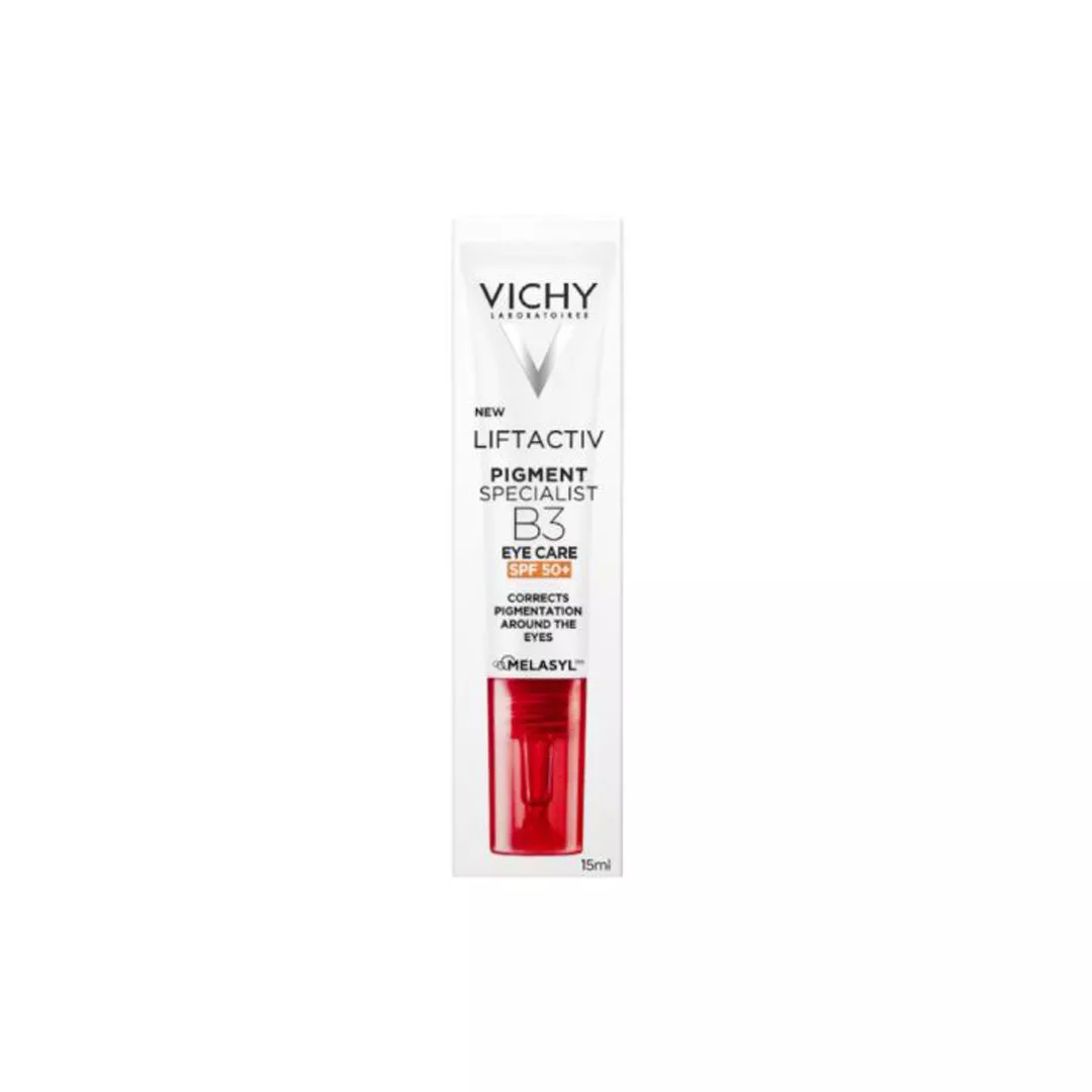 Crema cu efect antirid pentru conturul ochilor cu SPF 50 Liftactiv B3, 15 ml, Vichy, [],farmaciabajan.ro