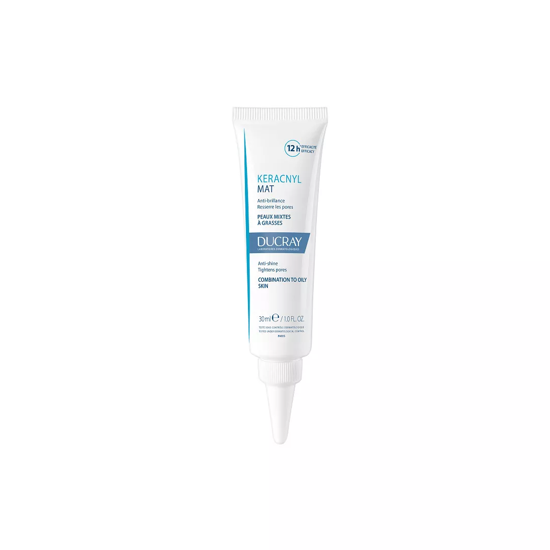 Crema pentru ten cu tendinta acneica Keracnyl Mat, 30 ml, Ducray, [],farmaciabajan.ro