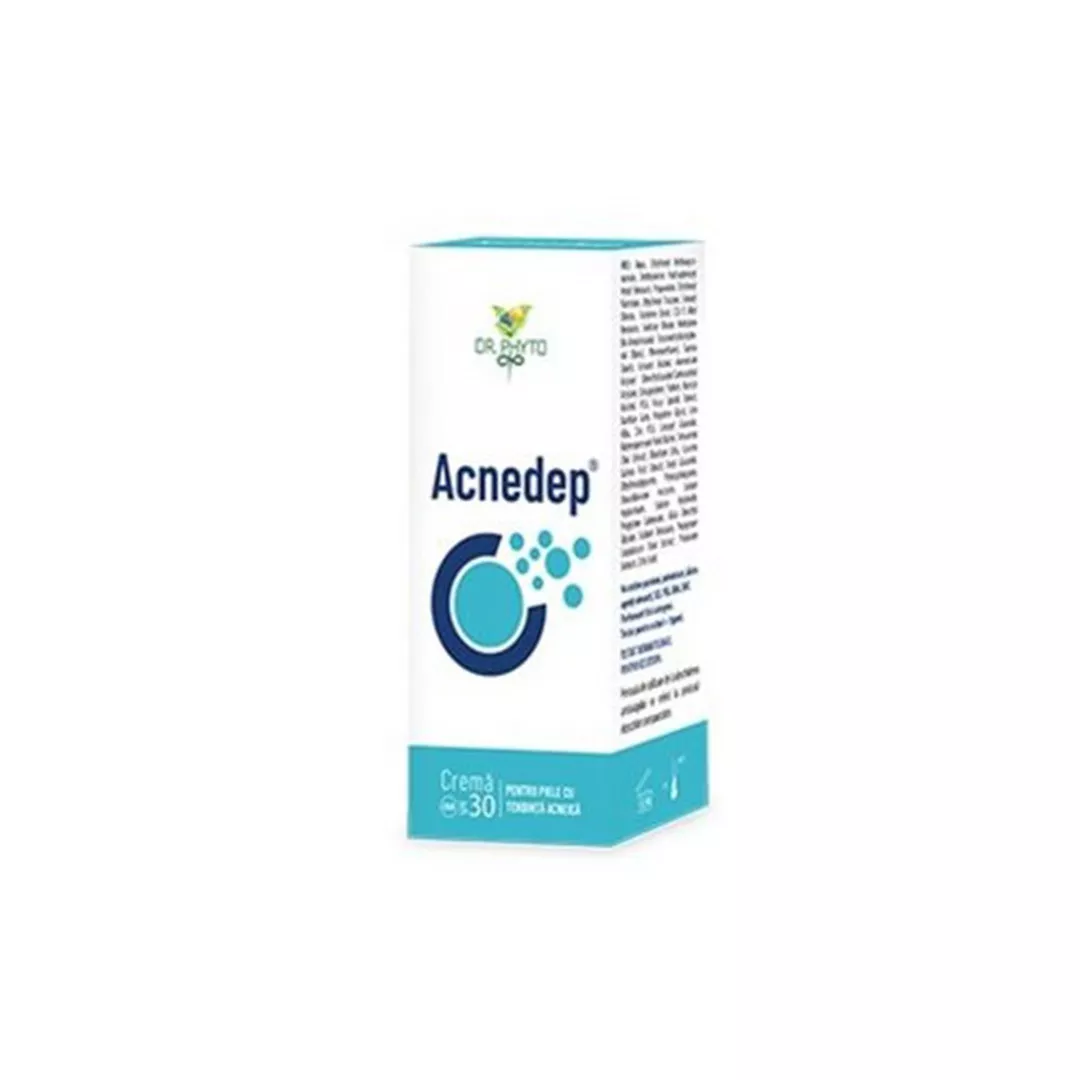 Crema pentru tenul predispus la acnee Acnedep, 50 ml, Dr. Phyto, [],farmaciabajan.ro