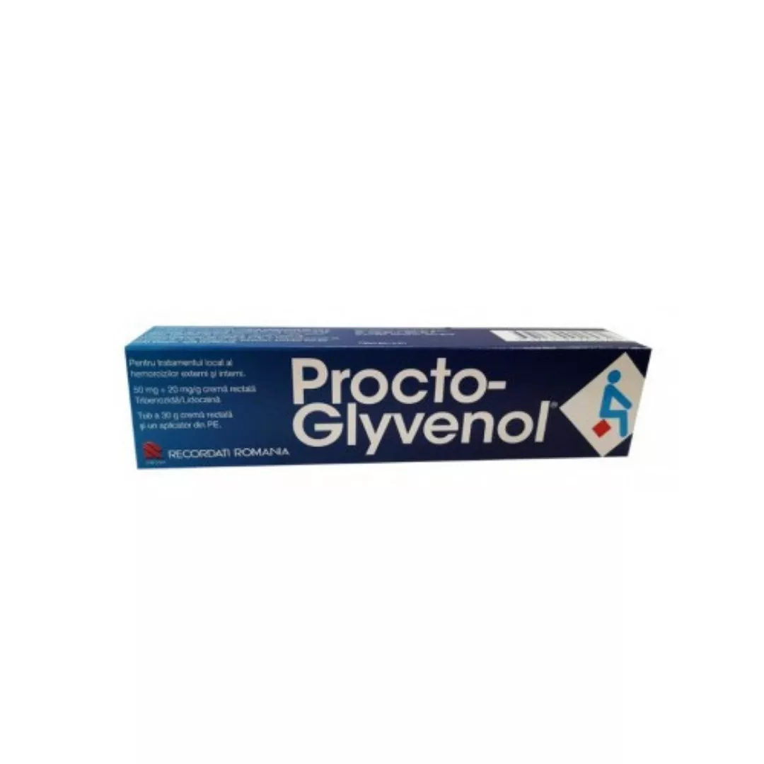 Crema Procto-glyvenol + aplicator, 30 g, [],farmaciabajan.ro