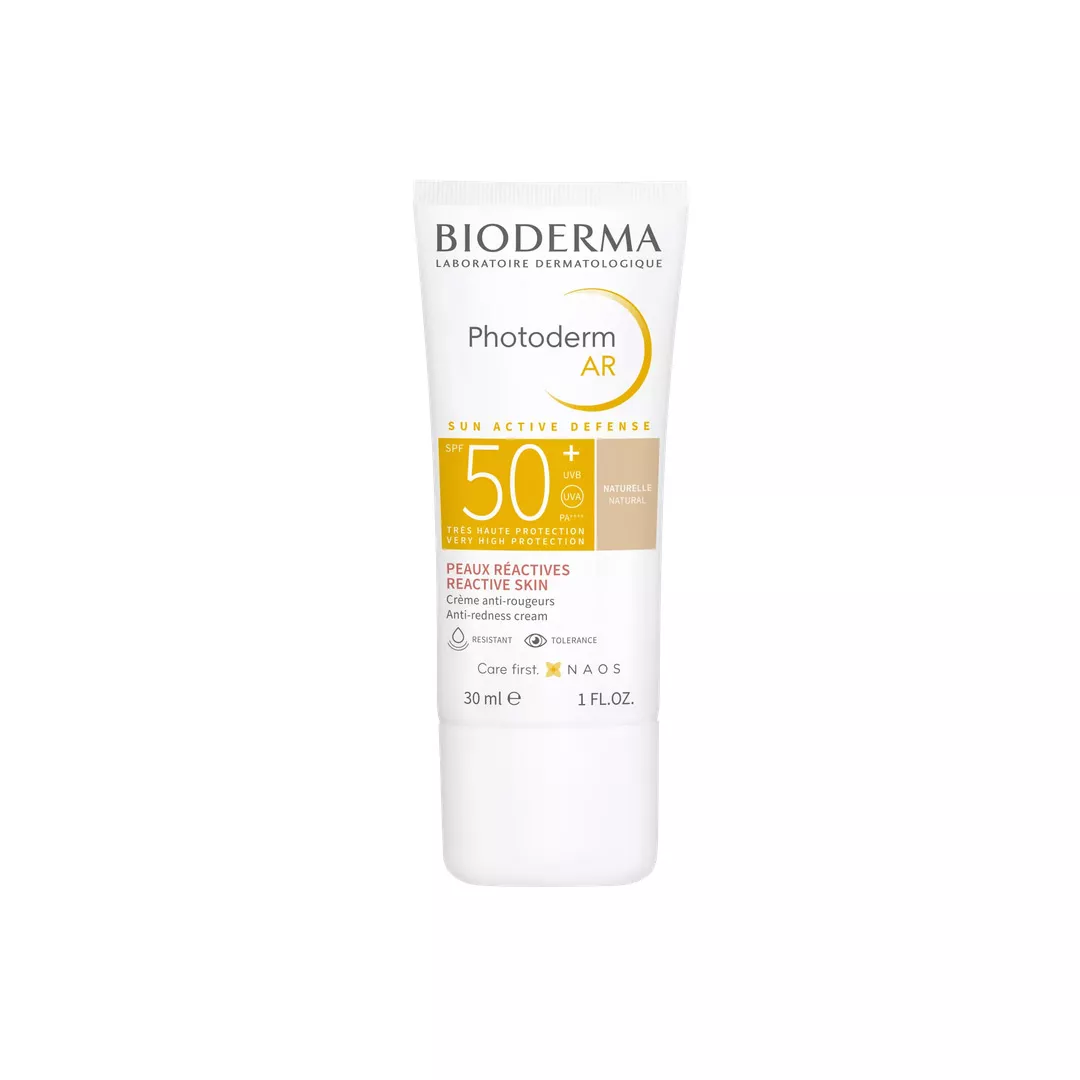 Crema protectie solara colorata pentru piele sensibila Photoderm AR SPF50+, 30 ml, Bioderma, [],https:farmaciabajan.ro