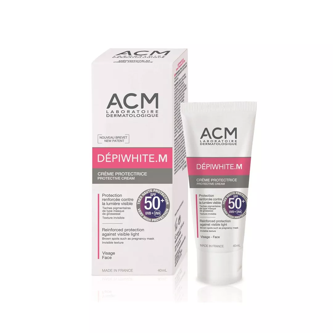 Crema protectoare SPF 50+ Depiwhite M, 40 ml, Acm, [],farmaciabajan.ro