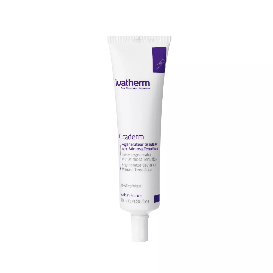 Crema reparatoare pe baza de Mimosa Tenuiflora Cicaderm, 40 ml, Ivatherm, [],farmaciabajan.ro