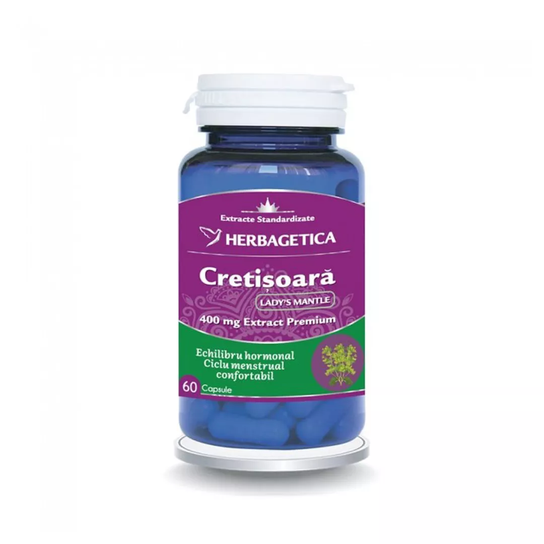 Cretisoara Lady’s Mantle, 60 capsule, Herbagetica, [],farmaciabajan.ro