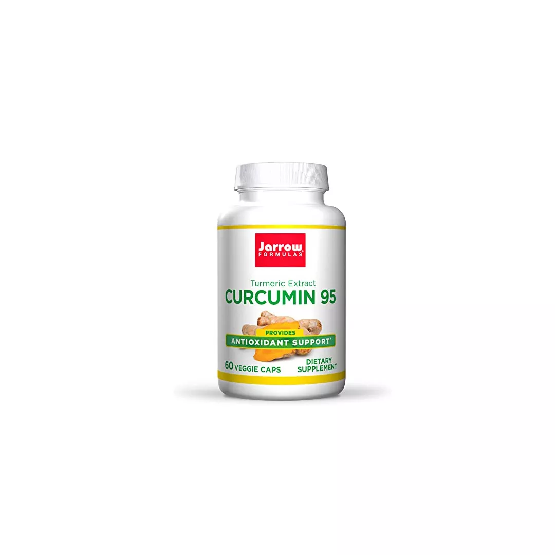 Curcumin 95 500 mg Jarrow Formulas, 60 capsule, Secom, [],https:farmaciabajan.ro