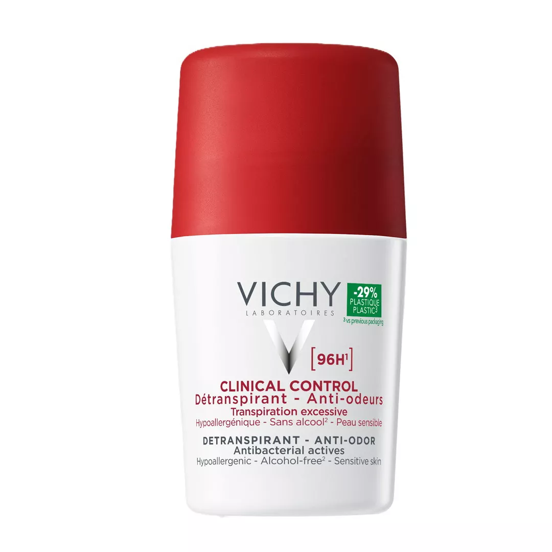 Deodorant roll-on antiperspirant Clinical Control, 50 ml, Vichy, [],farmaciabajan.ro