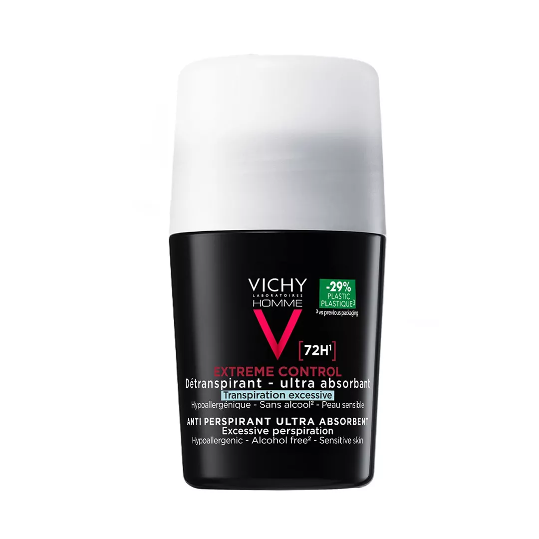 Deodorant roll-on pentru barbati, 50 ml, Vichy, [],farmaciabajan.ro