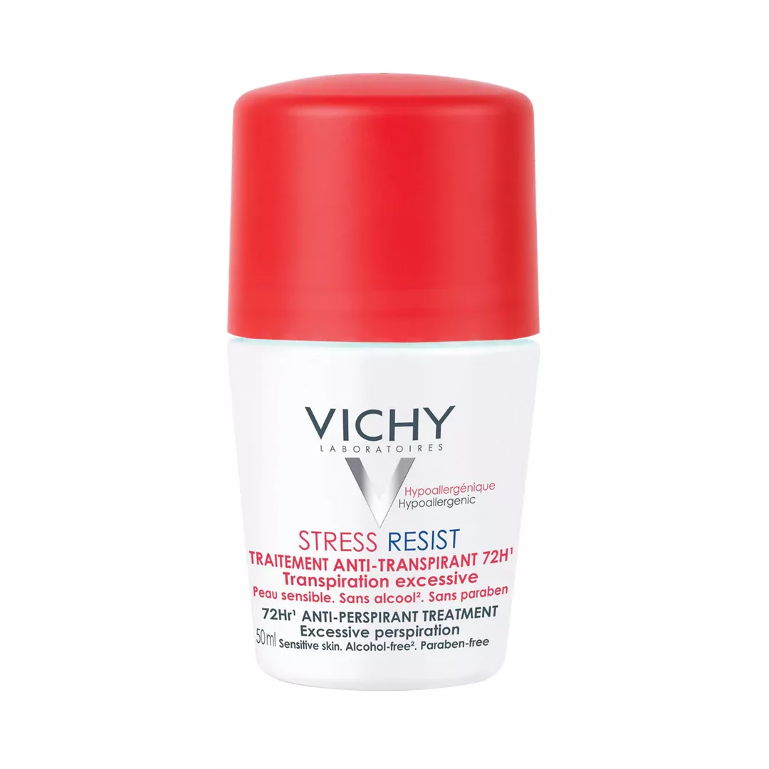 Deodorant Roll-on antiperspirant Stress-resist, eficacitate 72h, Vichy, [],https:farmaciabajan.ro