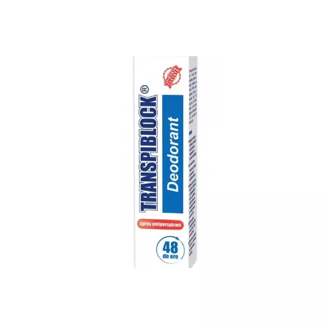 Deodorant spray Transpiblock, 150 ml, Zdrovit, [],https:farmaciabajan.ro