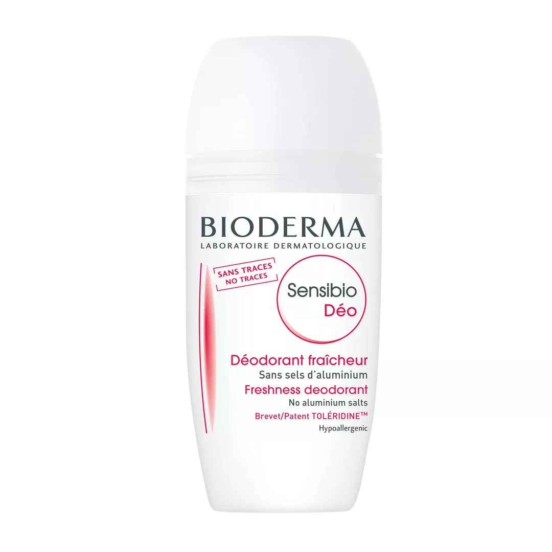 Deodorant roll-on anti-perspirant  Freshness Sensibio Deo, 50 ML, Bioderma, [],farmaciabajan.ro