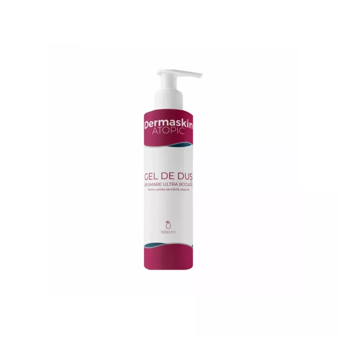 Dermaskin Atopic Gel de dus, 1000 ml, Prodis Pharma, [],farmaciabajan.ro