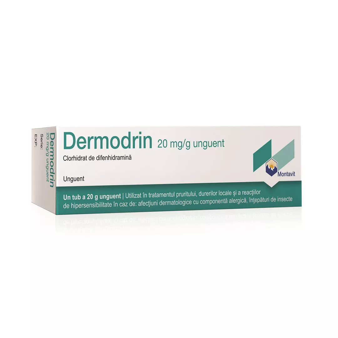 Dermodrin unguent, 20 grame, Montavit, [],https:farmaciabajan.ro