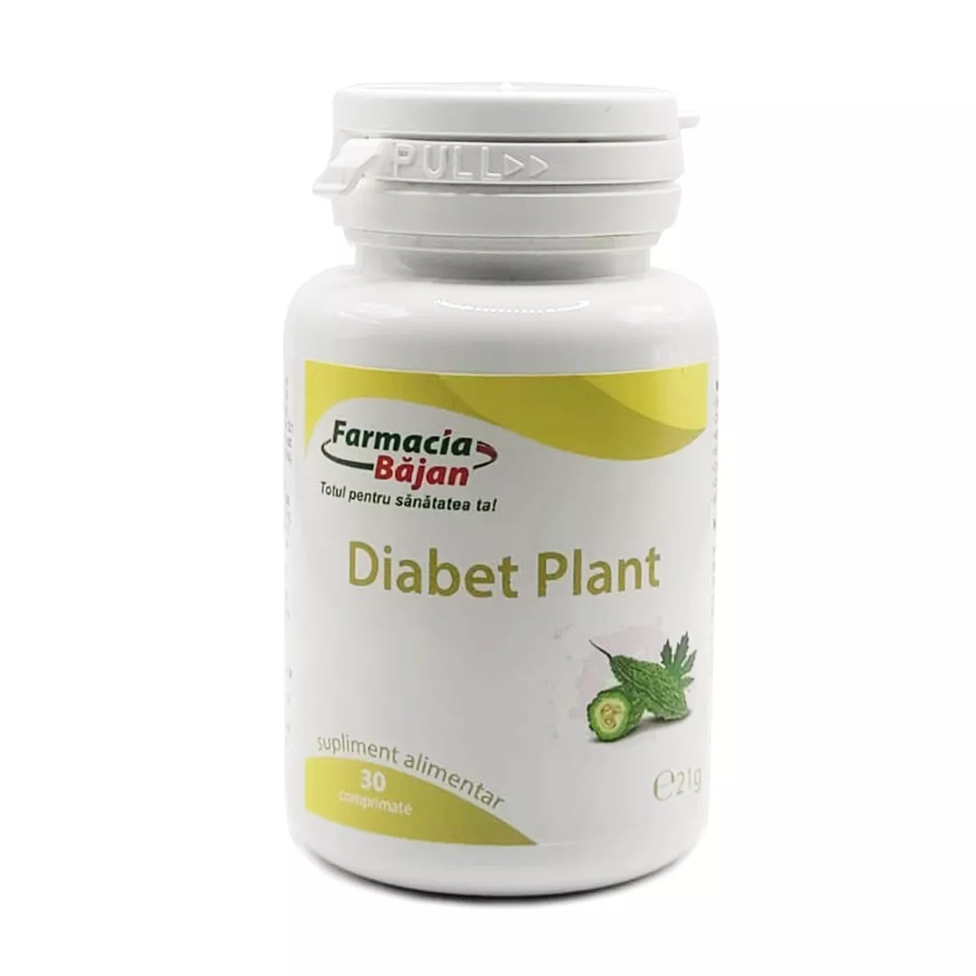 Diabet plant, 30 capsule, Farmacia Bajan, [],farmaciabajan.ro