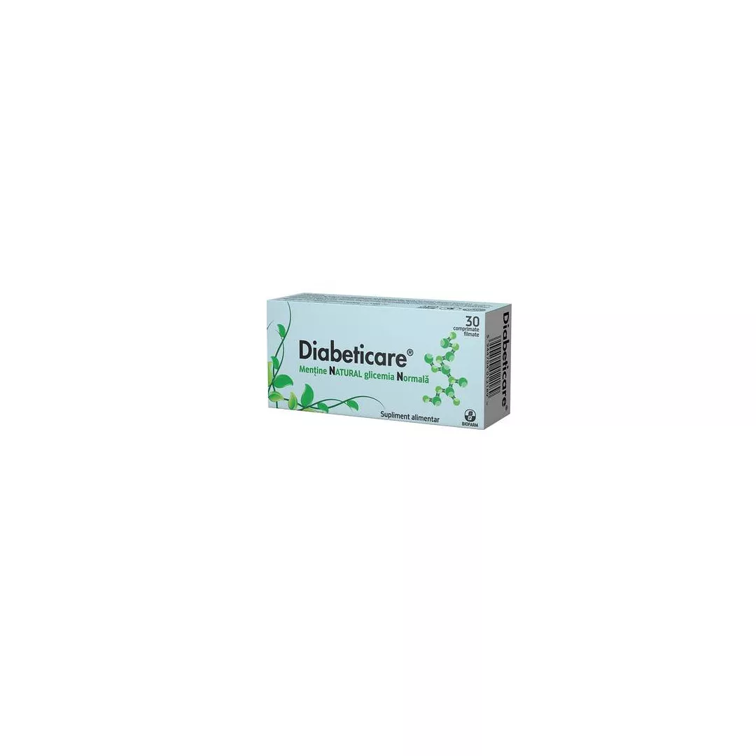 Diabeticare, 30 comprimate, Biofarm, [],https:farmaciabajan.ro