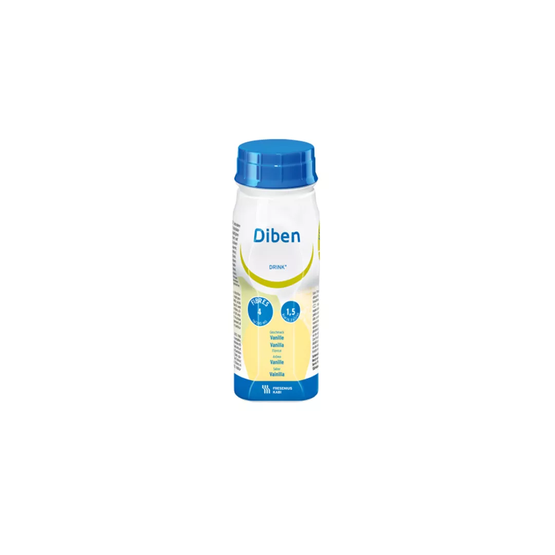 DIBEN DRINK, EasyBottle, vanilie, 200 ml,  4 flacoane, Fresenius Kabi Germania, [],farmaciabajan.ro