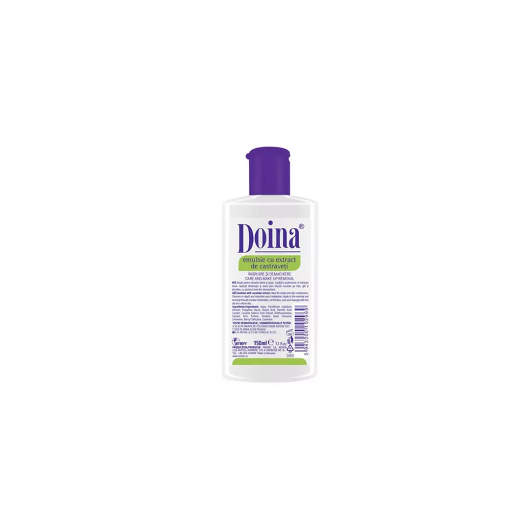 Emulsie nutritiva cu extract de castraveti Doina Formula 2, 150 ml, Farmec, [],farmaciabajan.ro