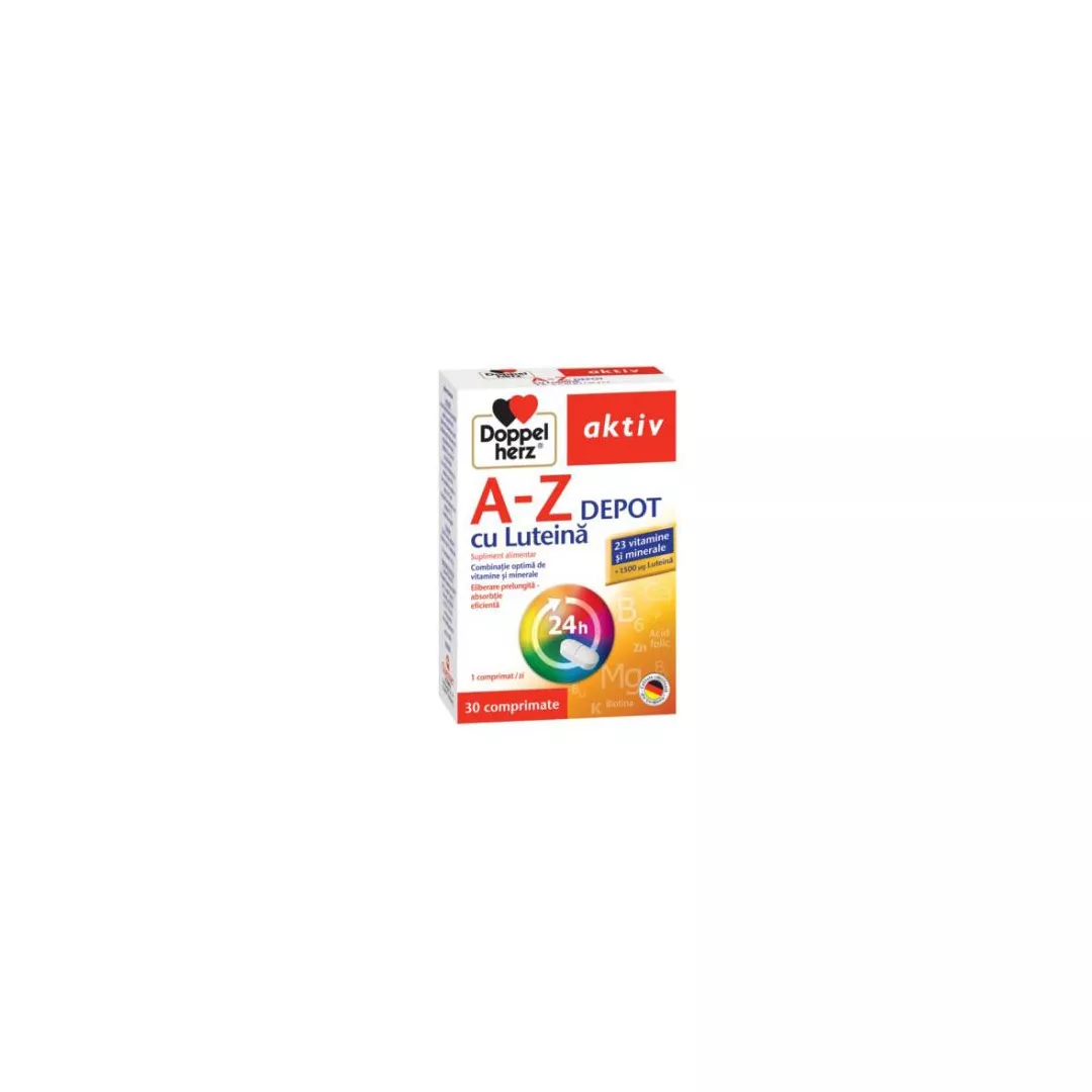 A-Z Depot cu Luteina, 30 comprimate, Doppelherz, [],farmaciabajan.ro