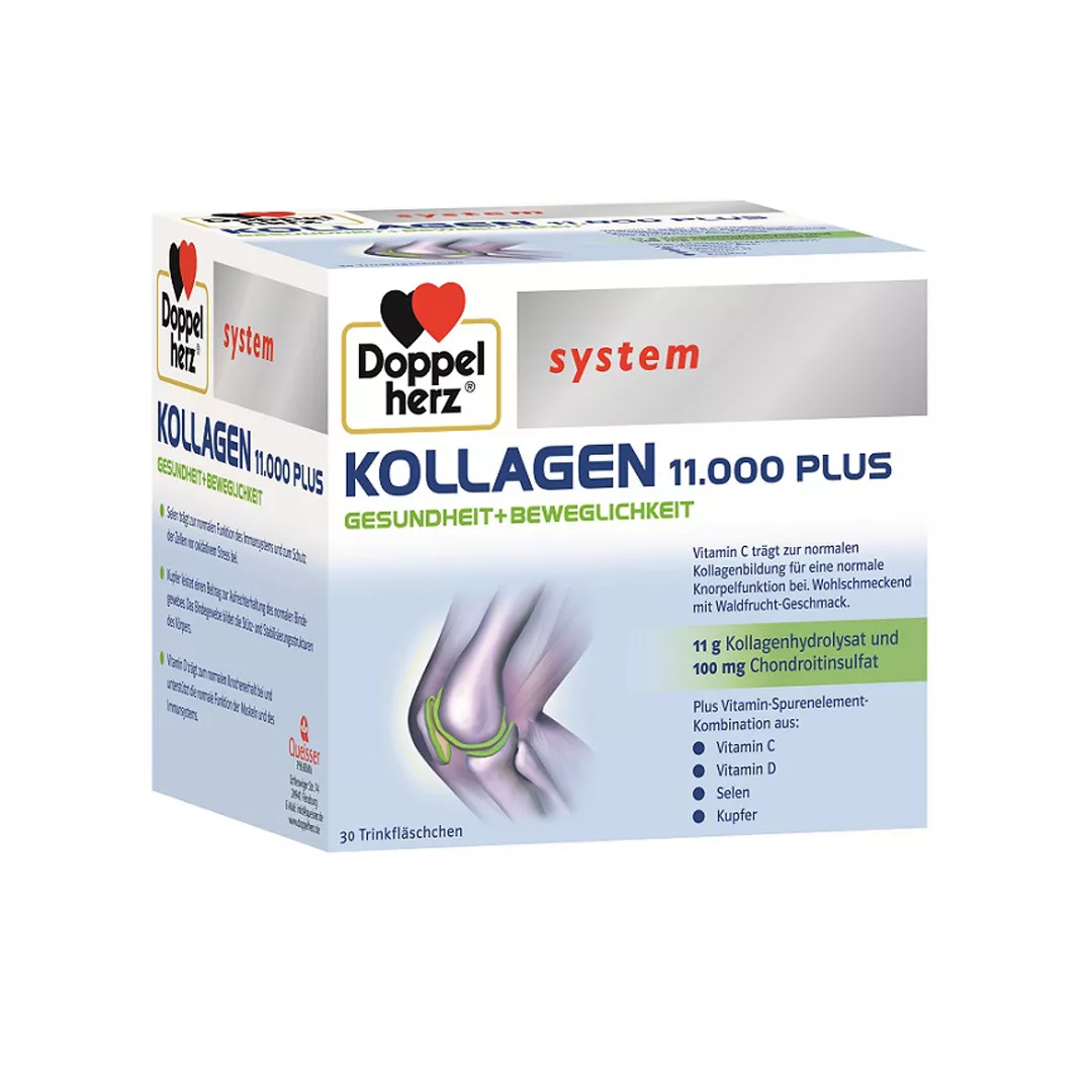 Kollagen 11.000 Plus, 30 flacoane unidoza, Doppelherz , [],farmaciabajan.ro