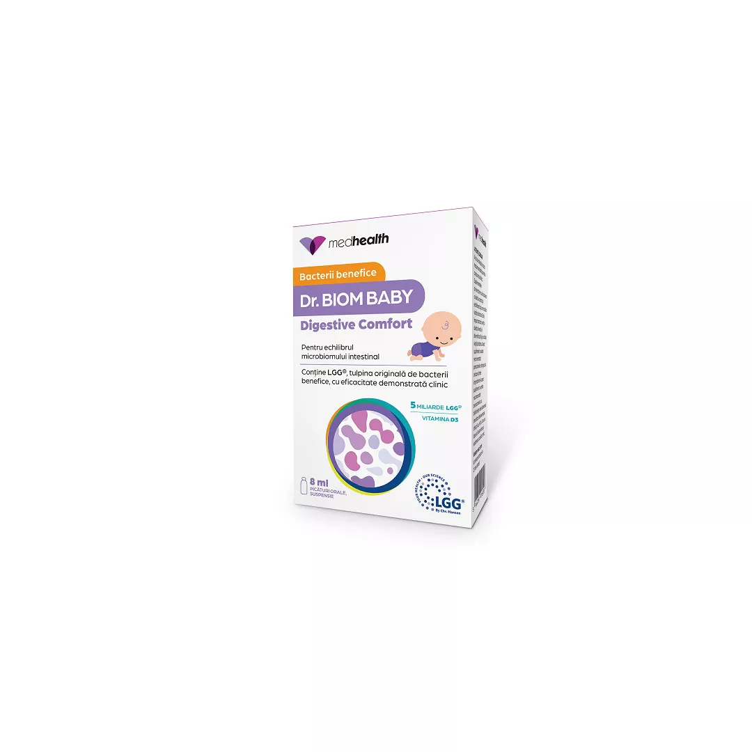 Dr. Biom Baby Digestive Comfort, 8 ml, ND Medhealth, [],farmaciabajan.ro