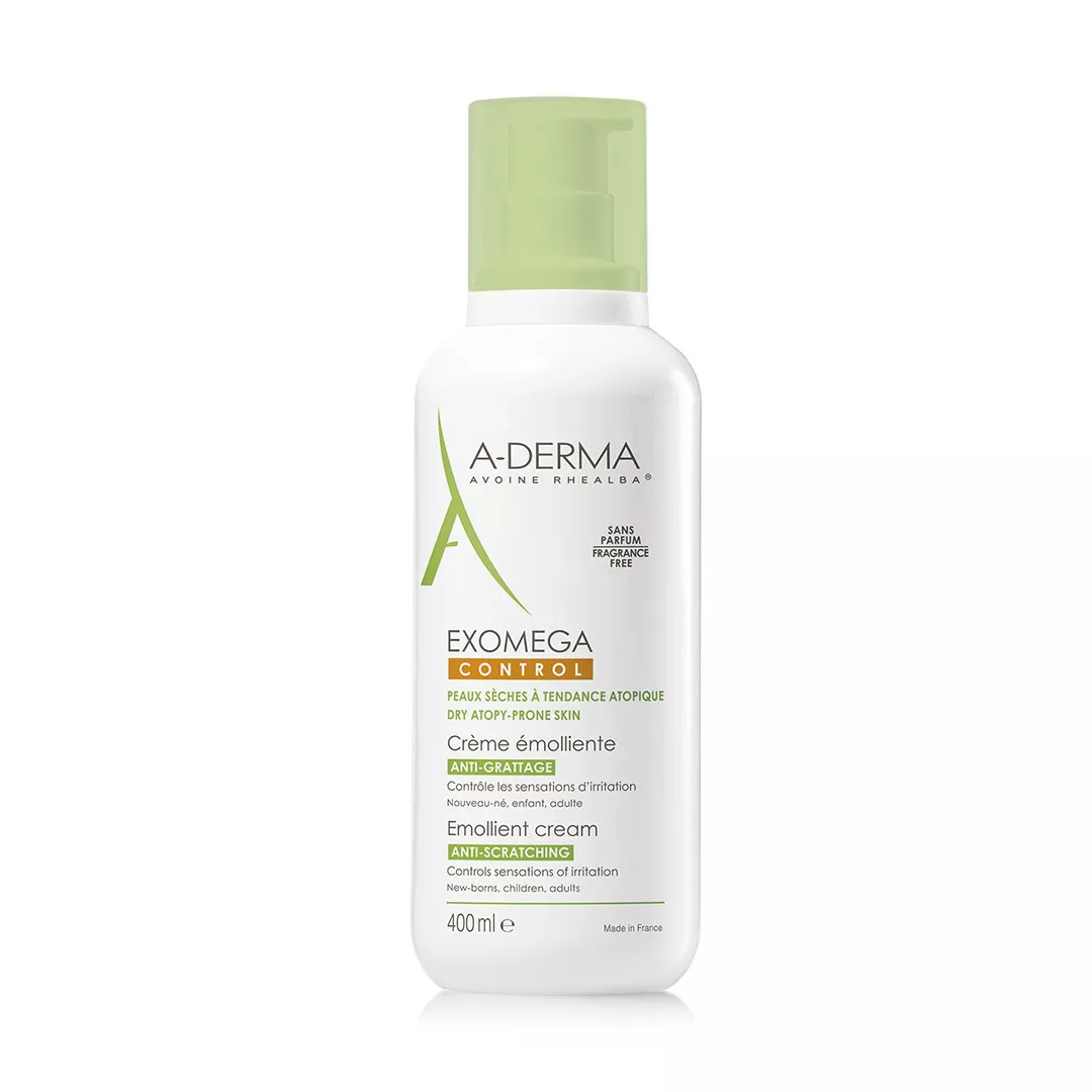 Crema emolienta Exomega Control, 400 ml, A-Derma, [],farmaciabajan.ro