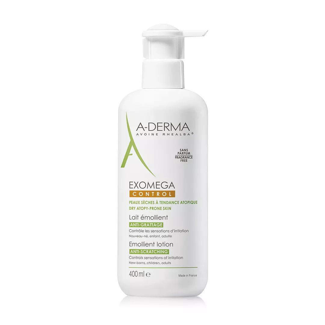 Lapte emolient Exomega Control, 400 ml, A-Derma, [],farmaciabajan.ro