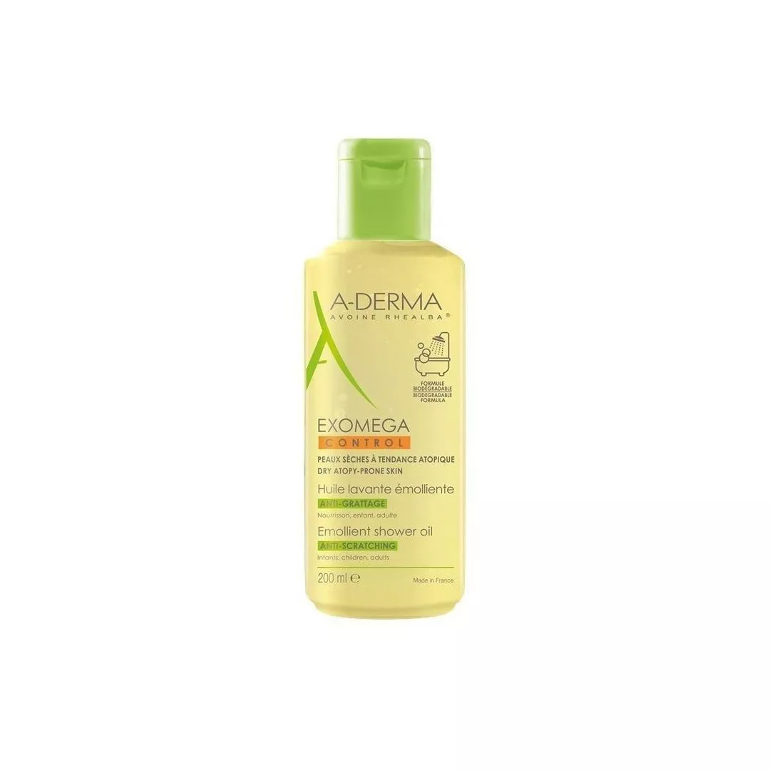 Ulei de dus Exomega Control, 200 ml, A-Derma, [],farmaciabajan.ro